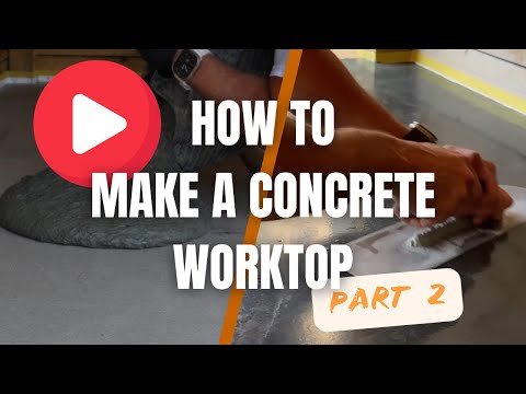 DIY Concrete Countertops: A Step-by-step Guide to Cast-In-Place & Outdoor Kitchens PART 2