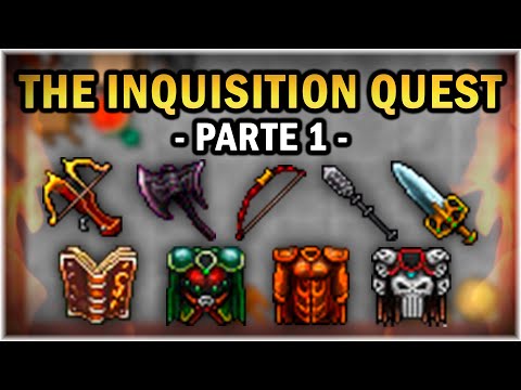 [TIBIA] - THE INQUISITION QUEST (PART 1) | MISSION 1 - 6 | DEMON HUNTER OUTFIT + ITEM