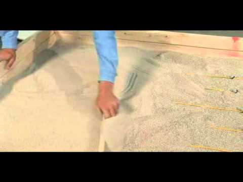 Tuff Cable in a Sand Bed - Covering the Tuff Cable with Sand