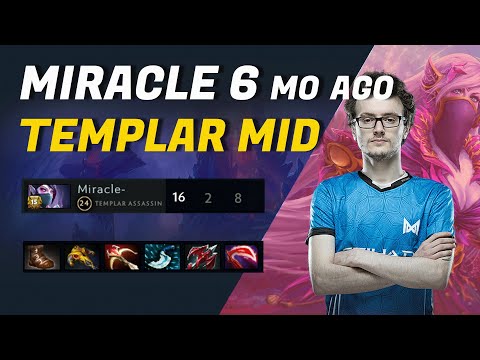 Miracle templar Mid 16 kills with ultra kill old game dota 2 highlights