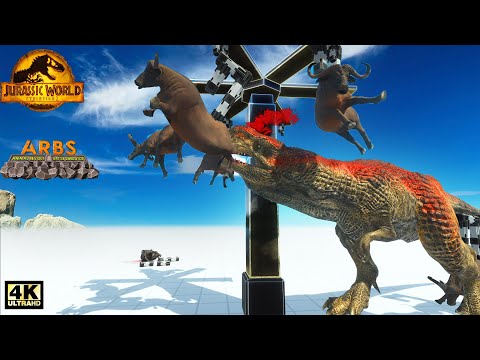Hanging Food of Death  Eating Contest - Animal Revolt Battle Simulator