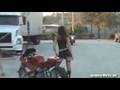 SprocketWerks Net Sportbike Model Photoshoot With Destiny