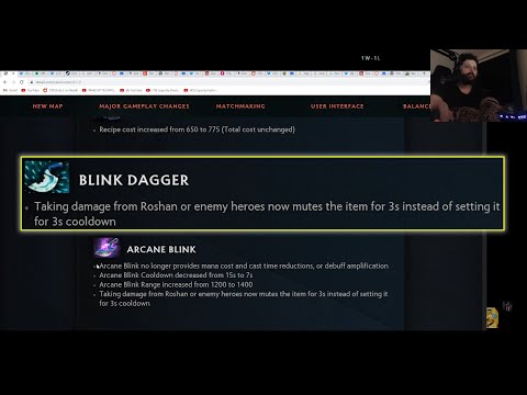 RIP TINKER? "holy sh*t that's a big NERF" -Gorgc & Puppey on Blink Dagger change