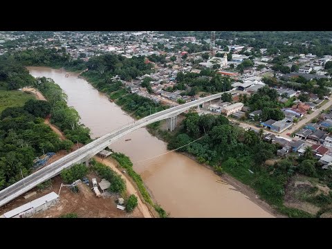 PONTE DA SIBERIA E INAUGURADA EM XAPURI