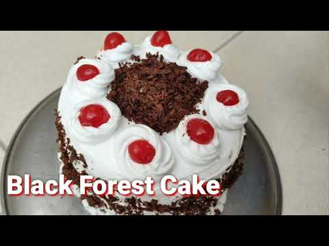 Black Forest Cake Recipe |Eggless Black Forest Cake in Pressure Cooker| Cake Recipe Without Oven|
