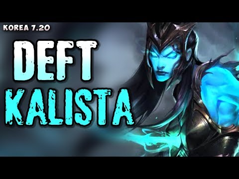 KT Deft Kalista (w Thresh) v Twitch/Tahm Kench matchup -  Korean 7.20
