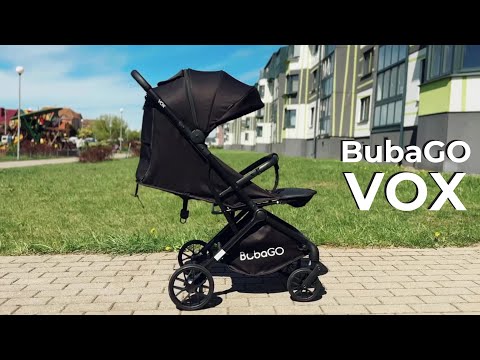 фото детская коляска bubago vox черный 0