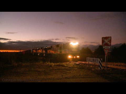 2KC1 QUBE Viterra Containerized Grain Train (6/2/2023) - PoathTV Australian Railways