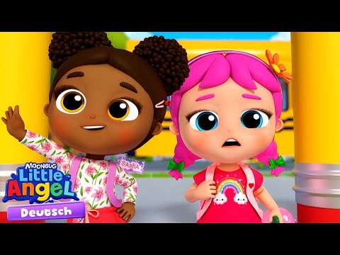 Erster Schultag 🎒 Kinderlieder mit Jill | Little Angel Deutsch