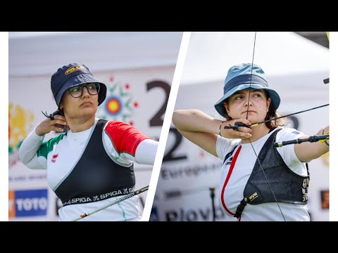 Chiara Rebagliati v Caroline Lopez – recurve women gold | Plovdiv 2022 European Grand Prix