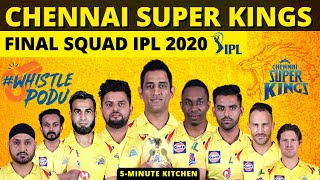 IPL 2020 Chennai Super Kings(CSK) Full Squad with Players Stats & Analysis
