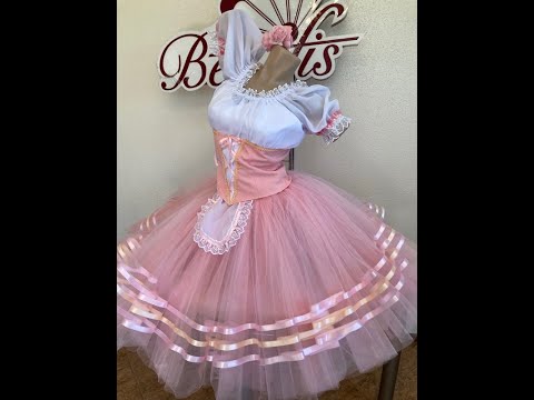 Костюм крестьянки - pas de deux 1 акт P 0506A - video 4