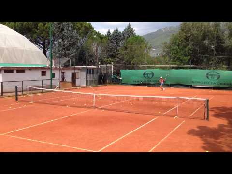 Tennis Talented 11 Years Old Russian Player VIDEO 1