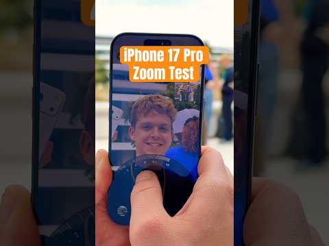 iPhone 17 Pro Max - Zoom test!