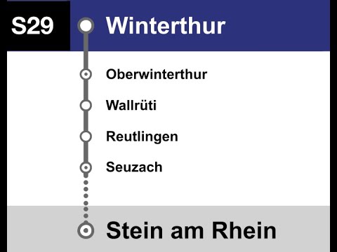 Thurbo Ansagen » S29 Winterthur — Stein am Rhein | SLBahnen