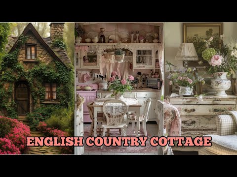 🌹New🌹 VINTAGE-RUSTIC VIBES ENGLISH COUNTRY STYLE MEETS SHABBY CHIC: Cottage Decorating Ideas & Tips