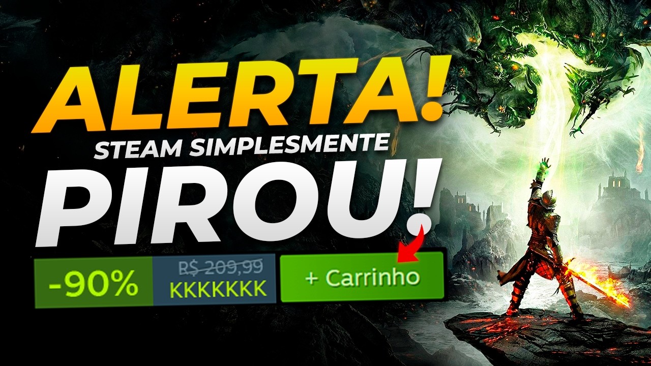 ⚠️ALERTA! Mais um Jogo de R$209,99 por 90% OFF KKKKK Jogo FAMOSÍSSIMO por MENOS de 8 REAIS e mais