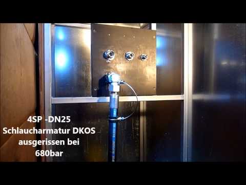 Hydraulikschlauch geplatzt - Cablelock-Sicherung