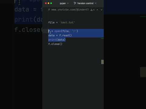 THIS Is The PYTHONIC Way To Handle Files