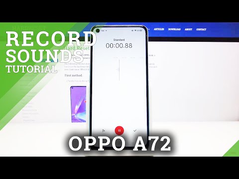 How to Use Voice Recorder in OPPO A72  - Record Sounds in OPPO