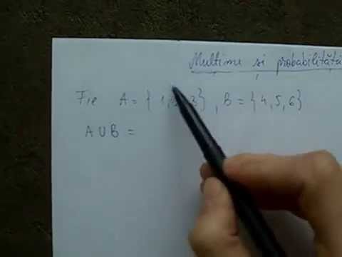 Multimi si probabilitati