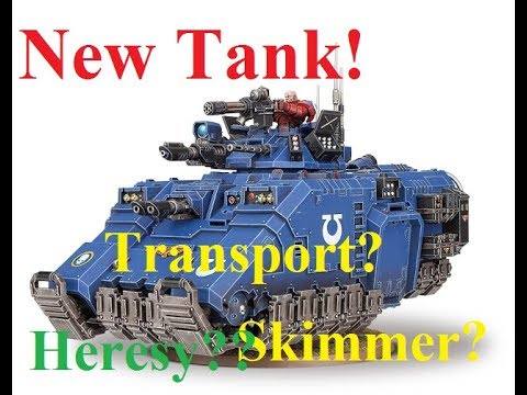 Space Marine Repulsor. First Impressions.