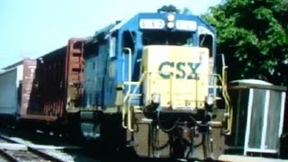 preview picture of video 'CSX 6160 & 2788 Double-Header through Savage, MD.'