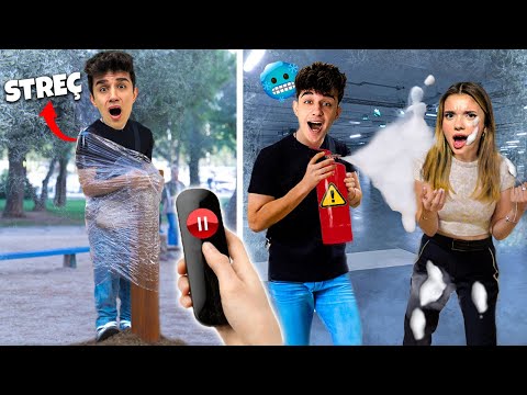 PAUSE CHALLENGE !? ABİ vs KARDEŞ 24 SAAT @siladundar1 Ahmet Can Dündar