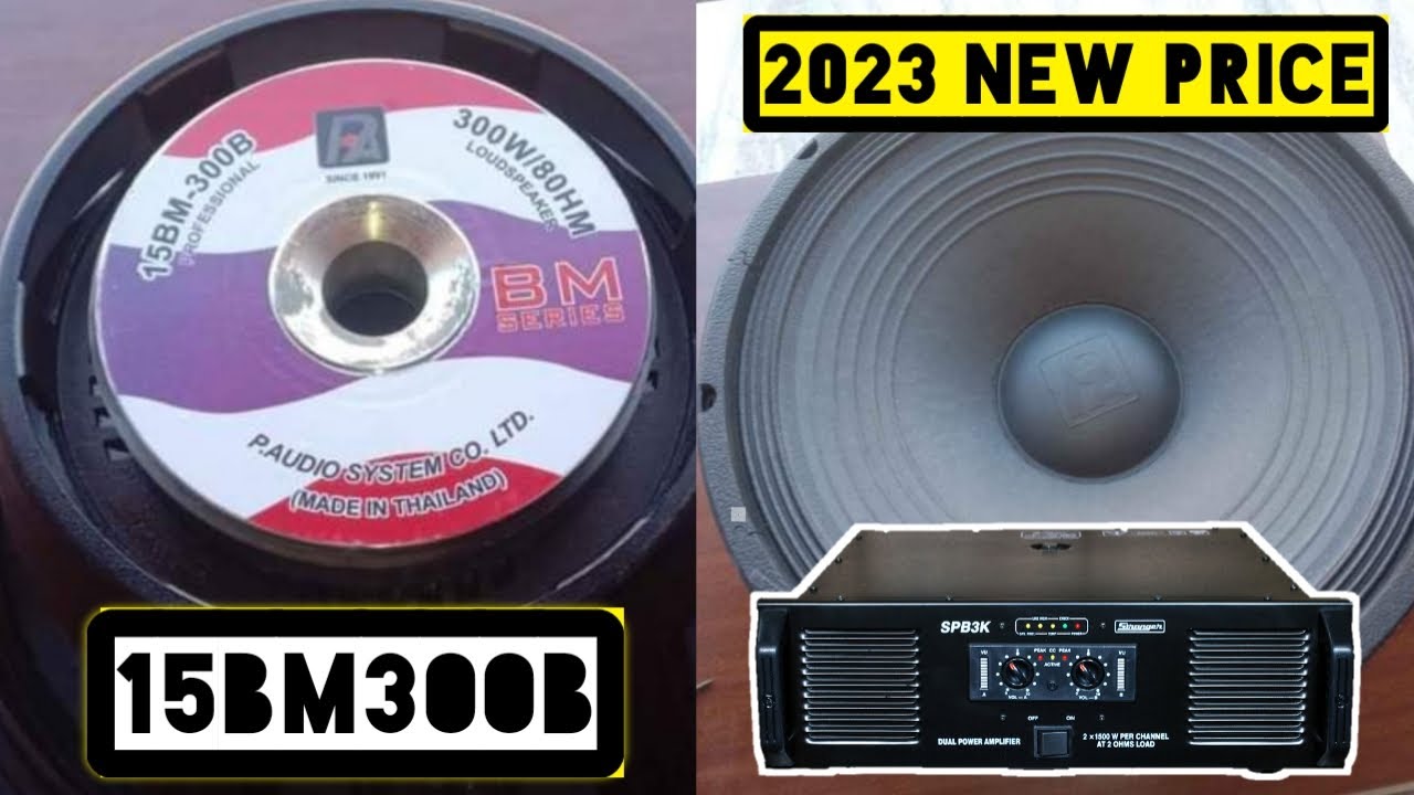 15bm300b New price 2023 | 300w p audio speaker price | Amplifier kon sa le.