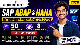 Accenture SAP ABAP & HANA Interview Questions & Answers 2026 | Top 50 Real Interview Questions
