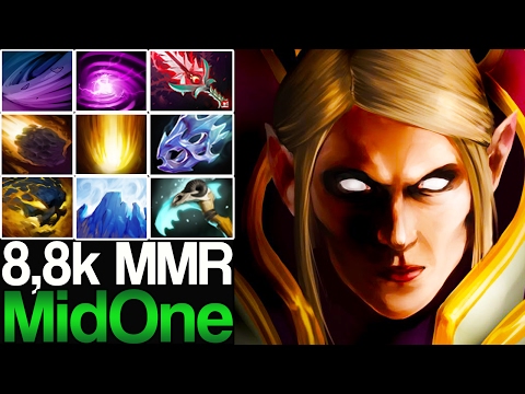 How To Carry Your Team With Invoker By : MidOne 8,8k MMR - Dota 2