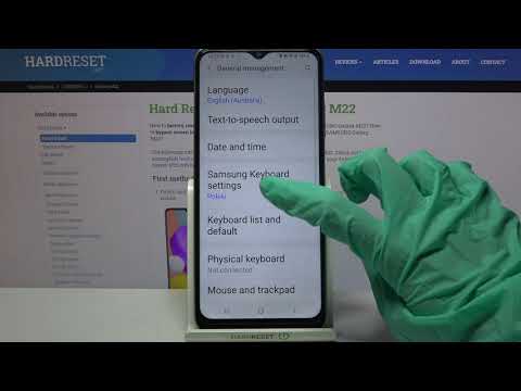 How to Access the Autocorrect Option on Samsung Galaxy M22