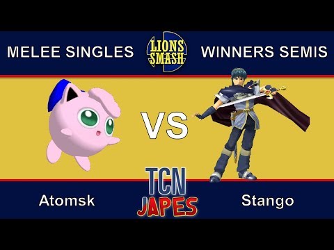 TCNJapes 3 SSBM Singles - Atomsk (Jigglypuff) vs. Stango (Marth) - Winners Semis