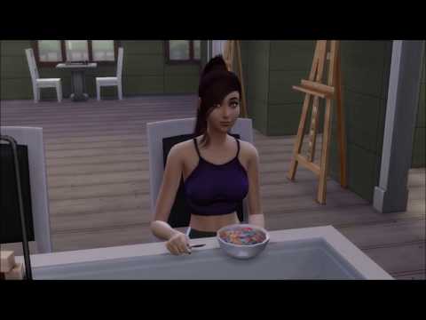 My morning routine in The sims 4 by Zafira