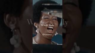 Aretha Franklin - Wholy Holy #acapella #vocalsonly #voice #voceux #vocals #gospel #marvingaye #music