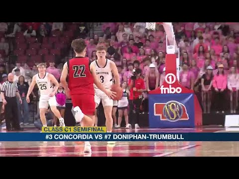 CLASS C1 SEMIFINALS: #3 Concordia vs #7 Doniphan-Trumbull