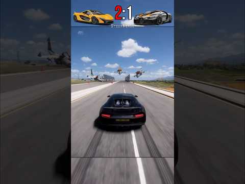 Bugatti Chiron Vs McLaren P1 🥵 #shorts