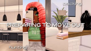 PREPARING TO MOVE OUT ALONE AT 18 ♡.•* apartment hunting, online shopping, packing | berry avenue rp