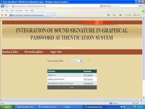 Integration of Sound Signature in Graphical Password Authentication System