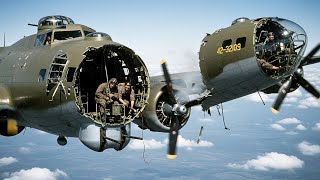 When This B-17 Lost Its Entire Nose — This Crew Flew 10 Minutes Pulling Bare Cables
