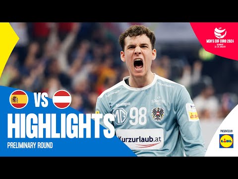 Last-minute drama! | Spain vs. Austria | Highlights | Men's EHF EURO 2024