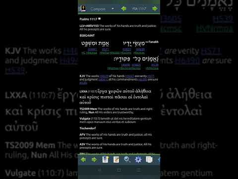 Psalm 111 Hebrew for 2022 (Read Me The Bible, Garth.)