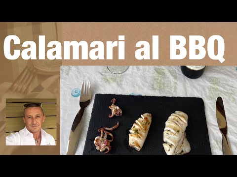 Come cucinare i calamari alla griglia o bbq o ai ferri