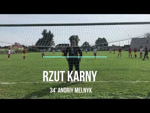 Rzut karny w meczu Plon Gądkowice - Błysk Kuźniczysko