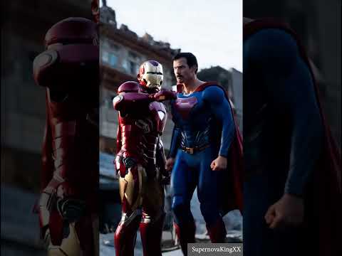 combining iron man and Superman #shorts #dc