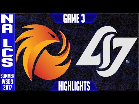 P1 vs CLG Highlights Game 3 | NA LCS Week 3 Summer 2017 | Phoenix1 vs CLG G3