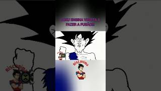 GOKU ENSINA VEGETA A FAZER A FUSÃO!!!#goku #dragonball #animation #flipaclip #vegeta