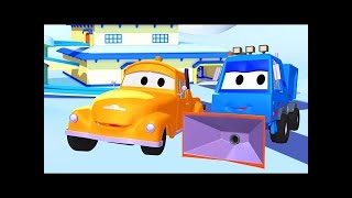 飛行機 そして, レ​​ッカー車のトム, （子供向け）車＆トラックの建設アニメ