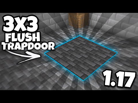 EASY 3x3 FLUSH TRAPDOOR FOR MINECRAFT BEDROCK 1.17!!! (PS4, PS5, Xbox, Windows 10, MCPE, Switch)