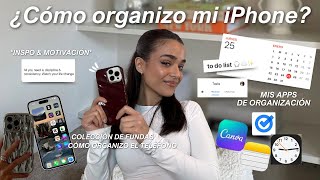 ¿Qué hay en mi iPhone?📱 Apps de productividad, organización + colección  de fundas ✨ ¡Inspírate!